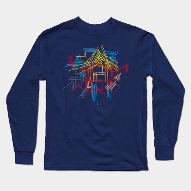 architecture - color design Long Sleeve T-Shirt by Nikokosmos